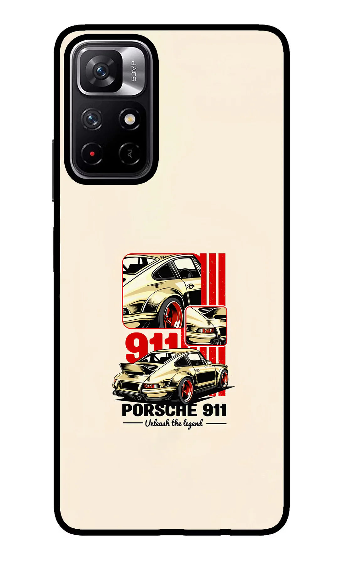 Classic Porsche 911 Redmi Note 11T 5G Back cover