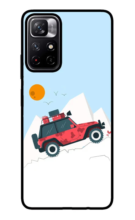 Mountain Trail Beast Redmi Note 11T 5G Back Cover