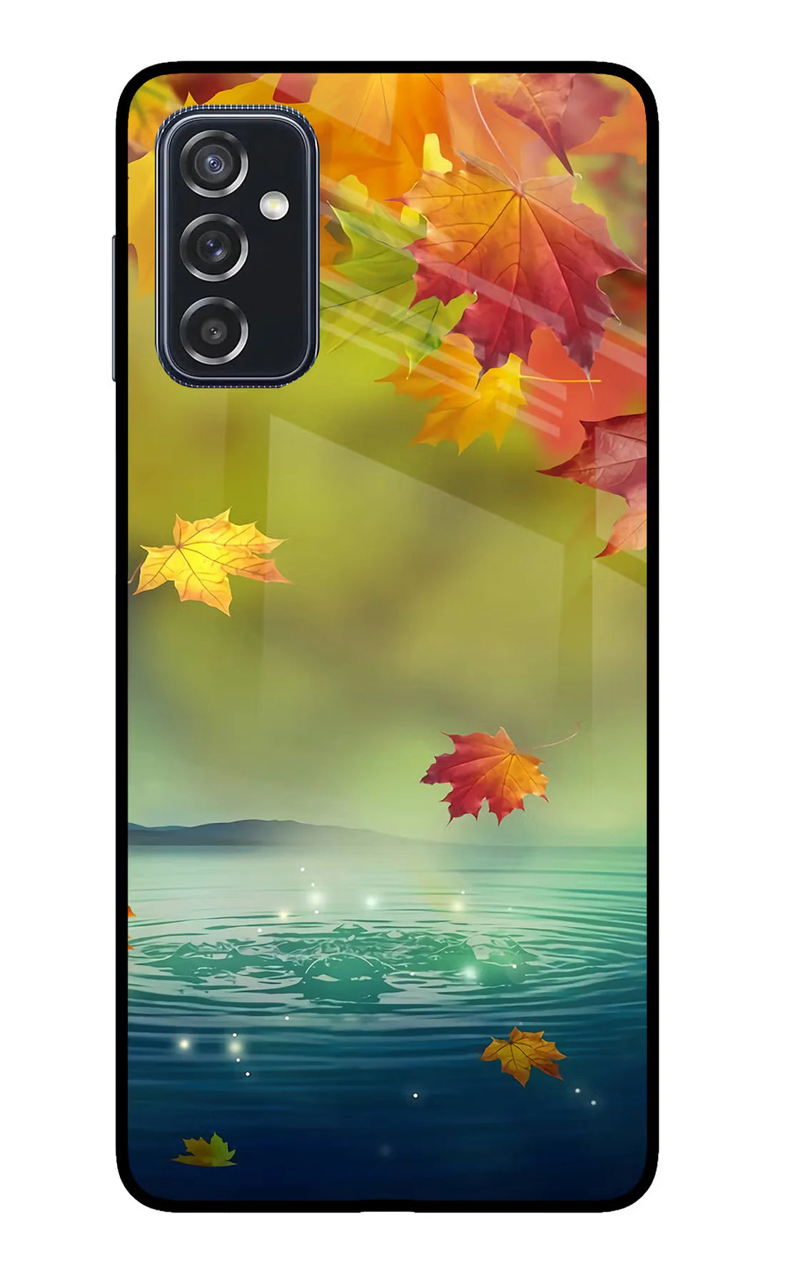 Flowers Samsung M52 5G Back cover
