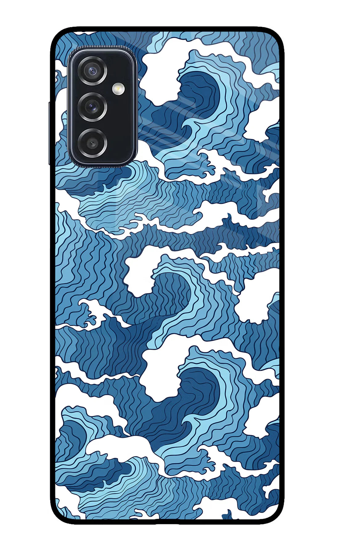 Blue Waves Samsung M52 5G Back cover