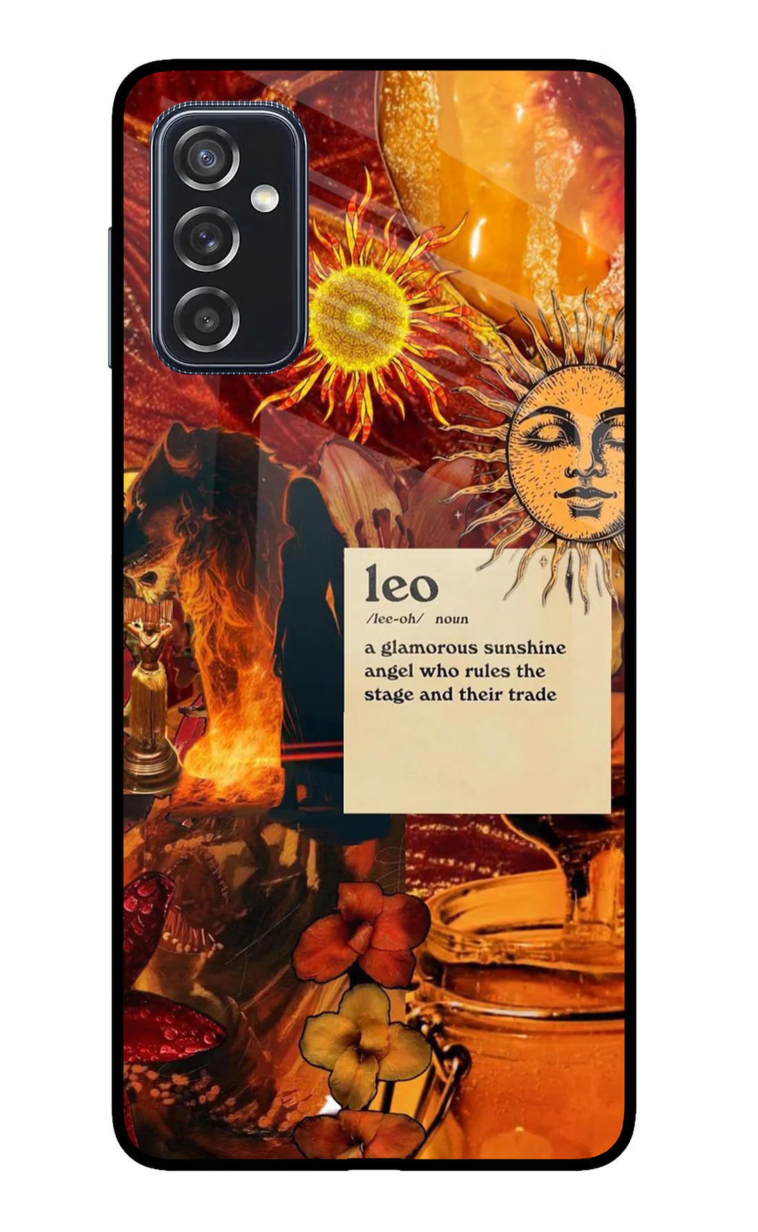 Leo Zodiac Samsung M52 5G Back cover