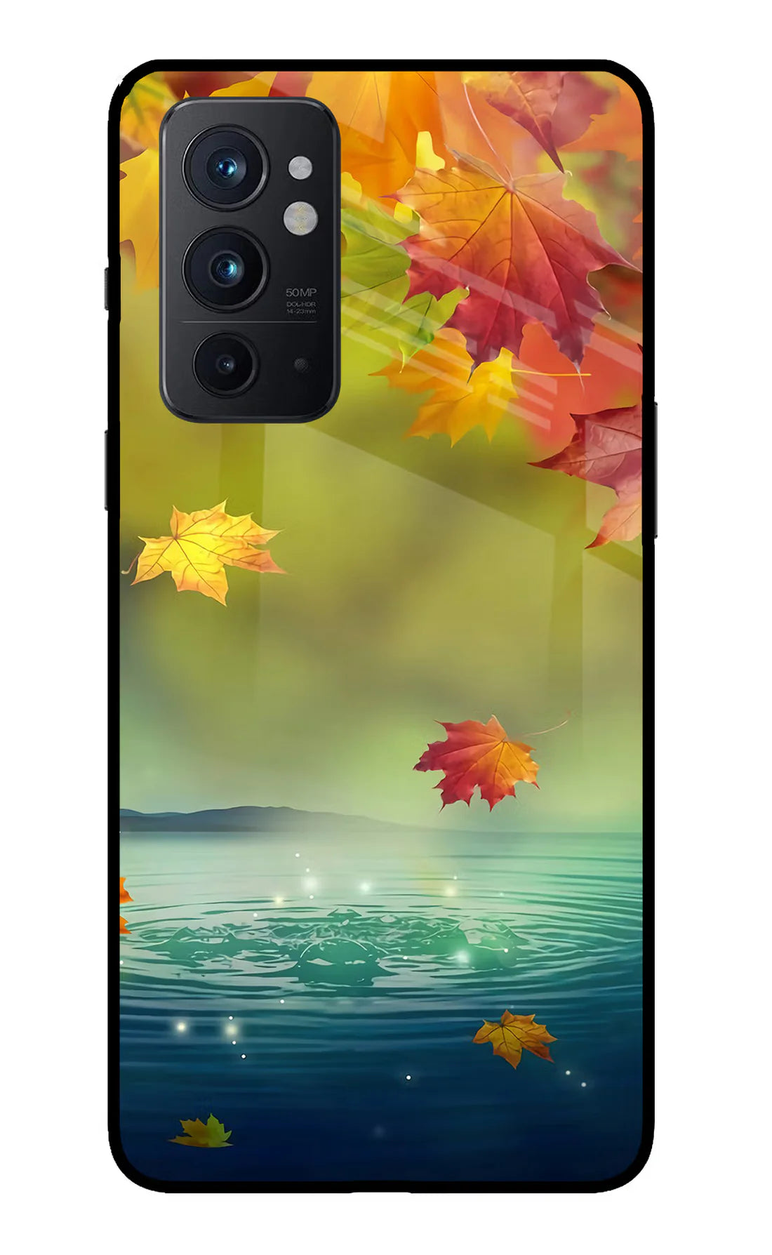 Flowers Oneplus 9R Back cover