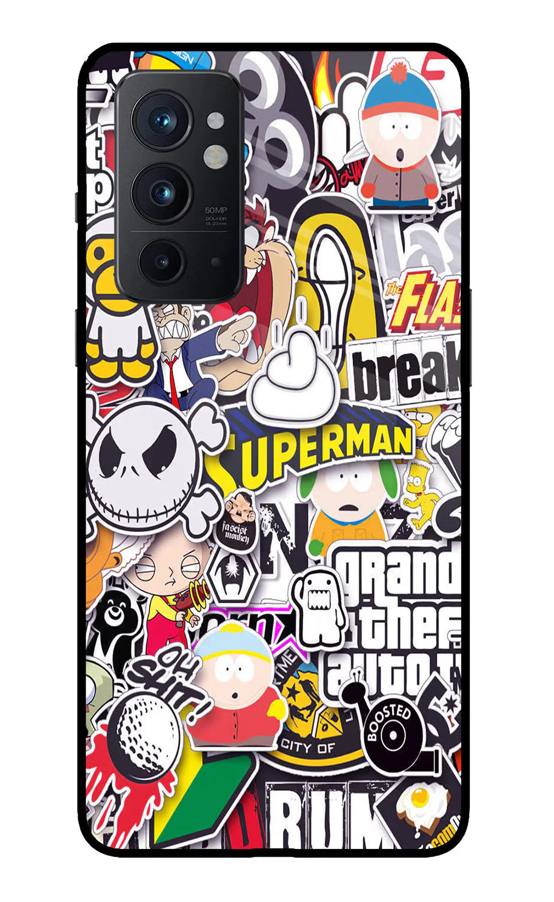 Sticker Bomb Oneplus 9RT Back cover