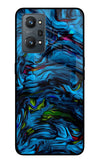 Dark Blue Abstract Realme GT NEO 2/Neo 3T Glass Case