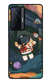 Cartoon Astronaut Vivo X70 Pro Glass Case