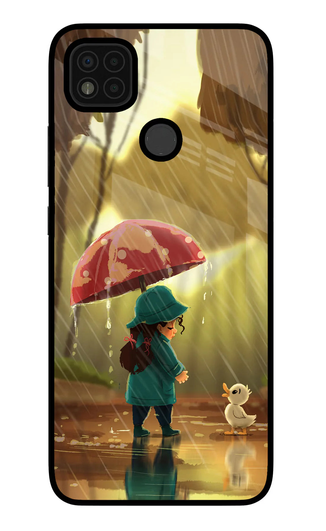 Rainy Day Poco C31 Back cover