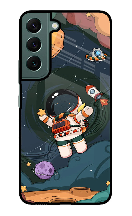 Cartoon Astronaut Samsung S22 Back cover