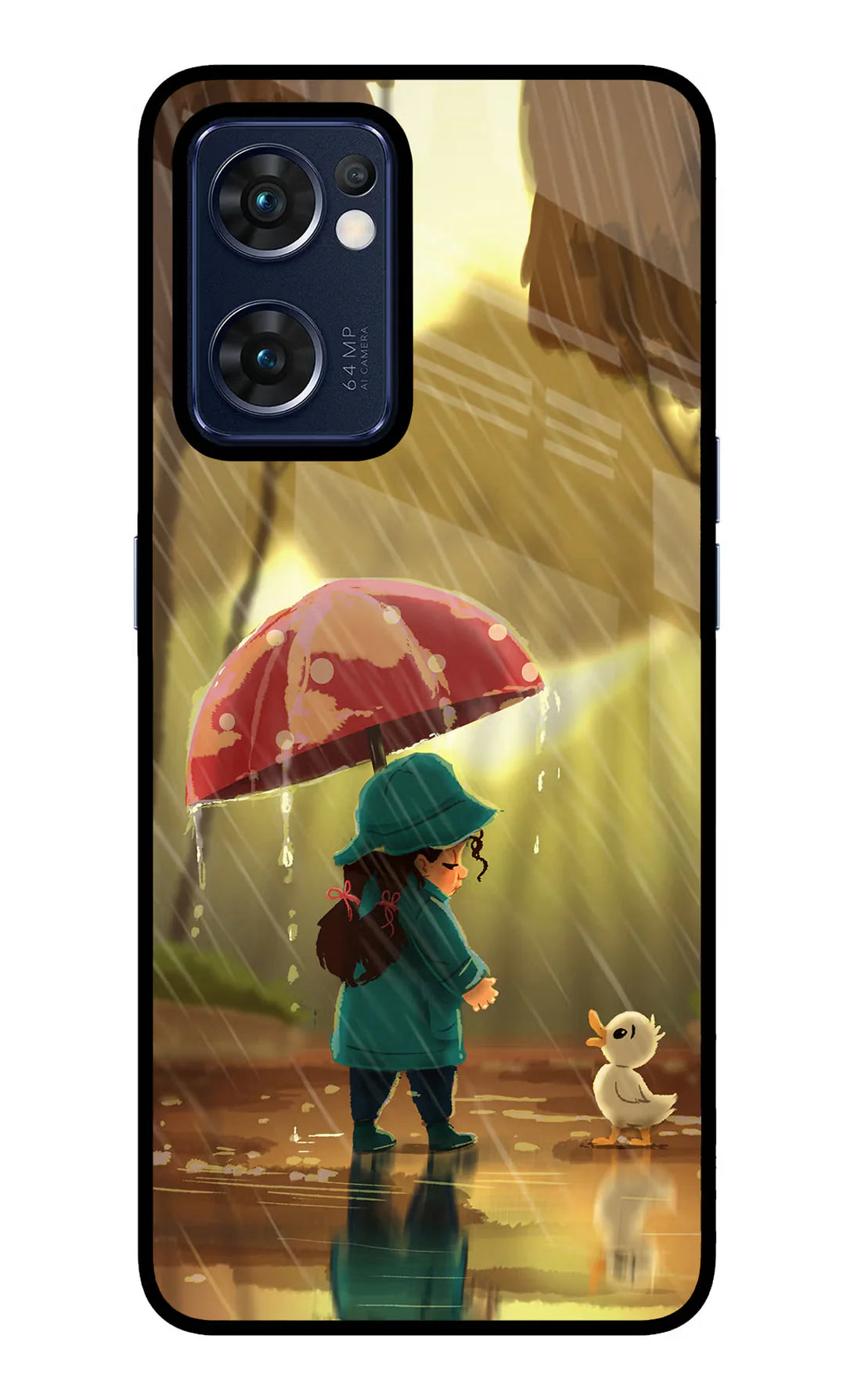 Rainy Day Oppo Reno7 5G back cover