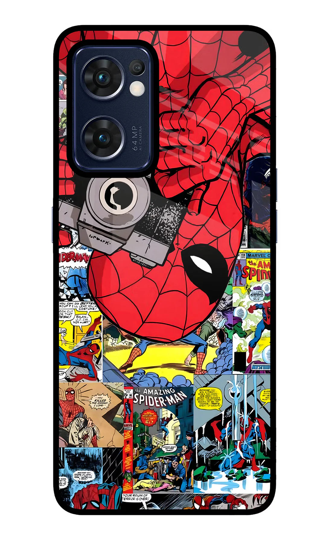 Spider Man Oppo Reno7 5G back cover