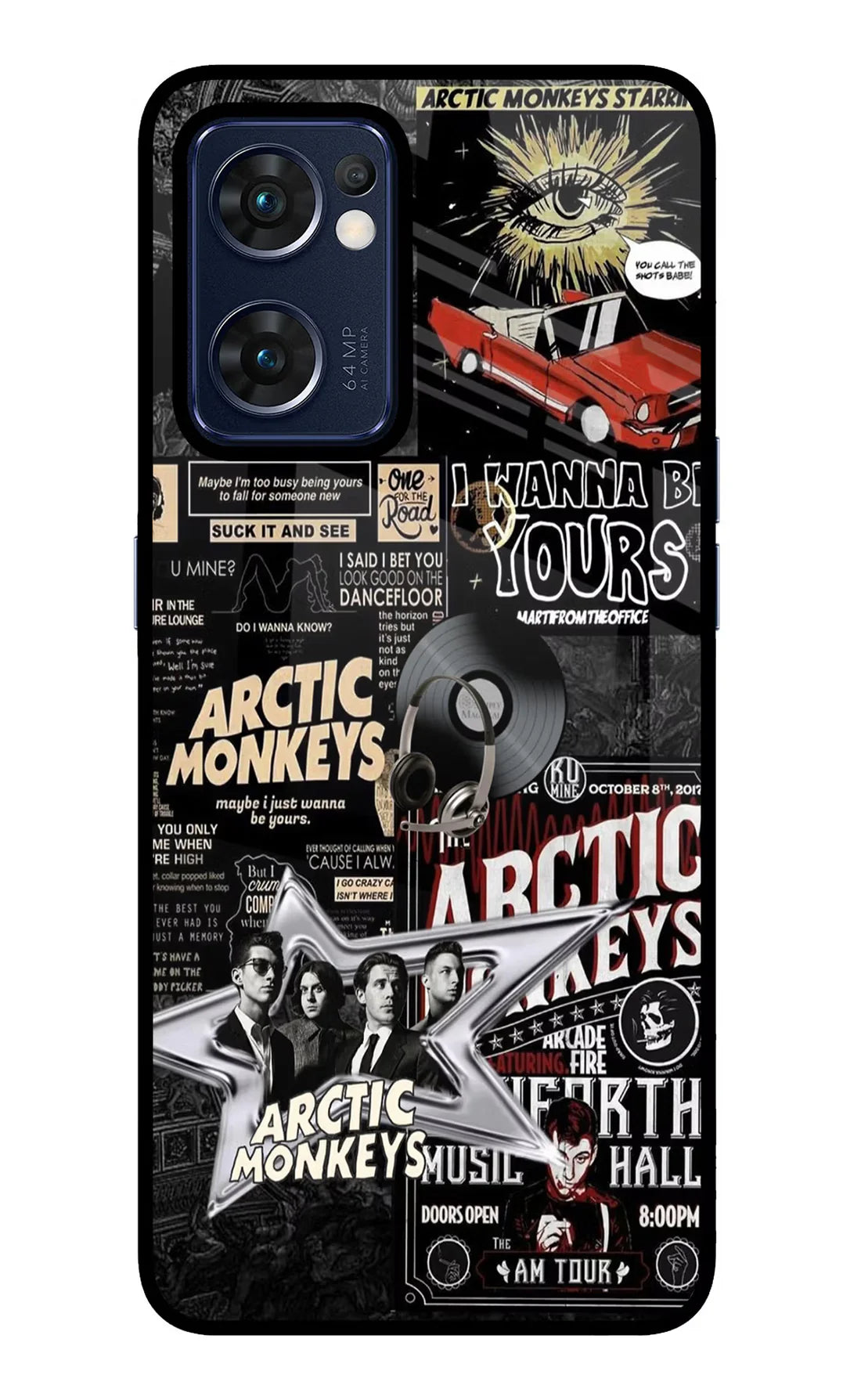 Arctic Monkeys Oppo Reno7 5G back cover