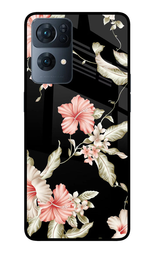 Flowers Oppo Reno7 Pro 5G back cover