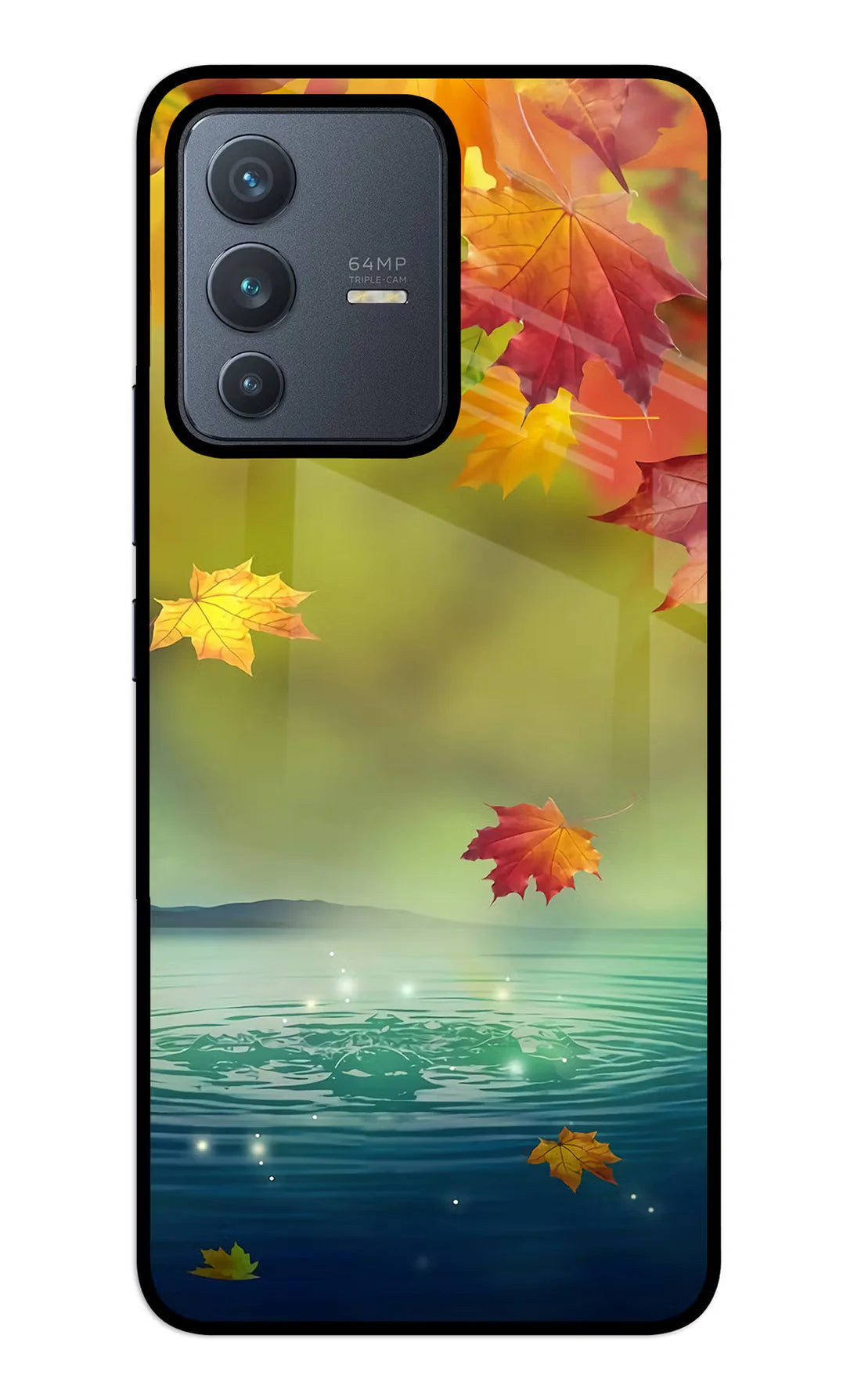 Flowers Vivo V23 5G Back cover