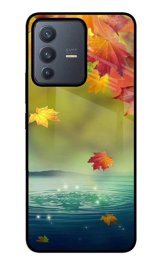 Flowers Vivo V23 5G Back cover