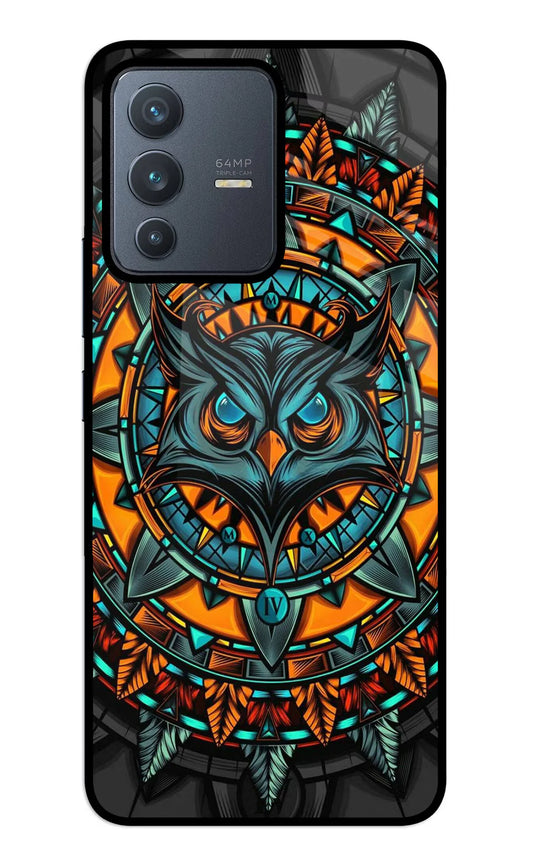 Angry Owl Art Vivo V23 5G Back cover