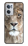 Lion Art OnePlus Nord CE 2 5G Glass Case