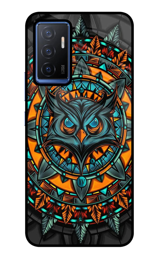 Angry Owl Art Vivo V23E 5G Back cover