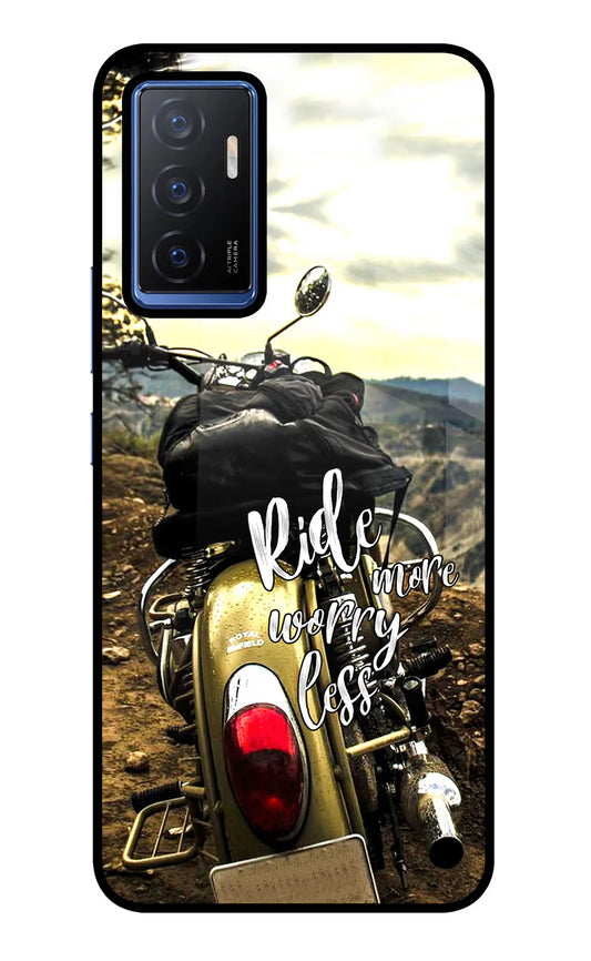 Ride More Worry Less Vivo V23E 5G  Back cover