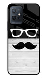 Mustache Vivo Y75 5G/Vivo T1 5G Glass Case