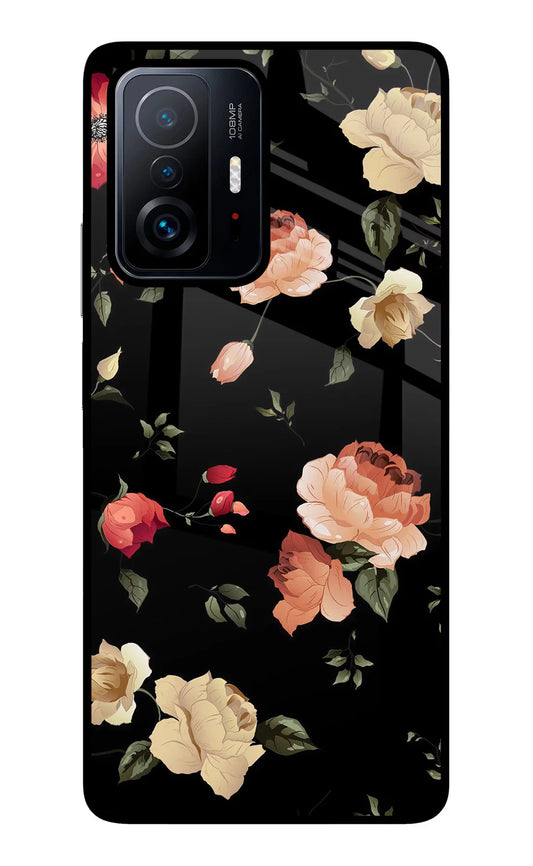 Flowers Mi 11T Pro 5G Back cover