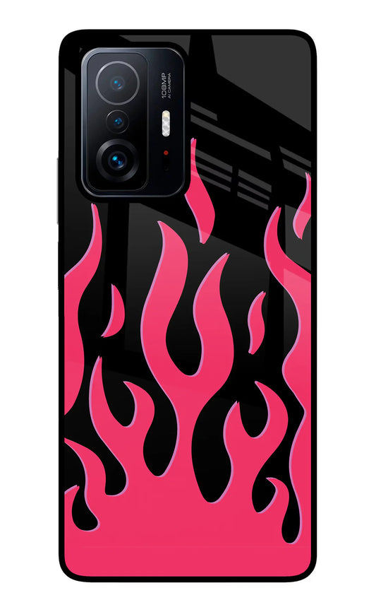 Fire Flames Mi 11T Pro 5G  Back cover