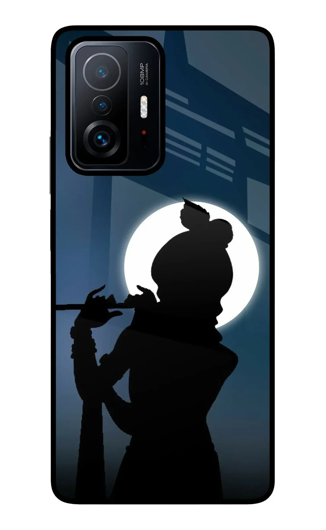 Shri Krishna Silhouette Mi 11T Pro 5GBack cover