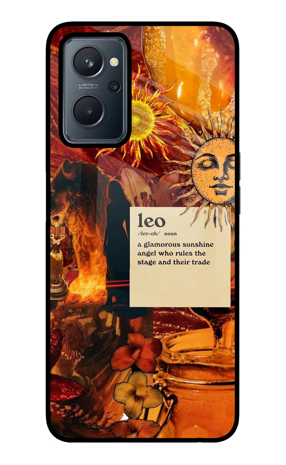 Leo Zodiac Realme 9i 4G Back cover