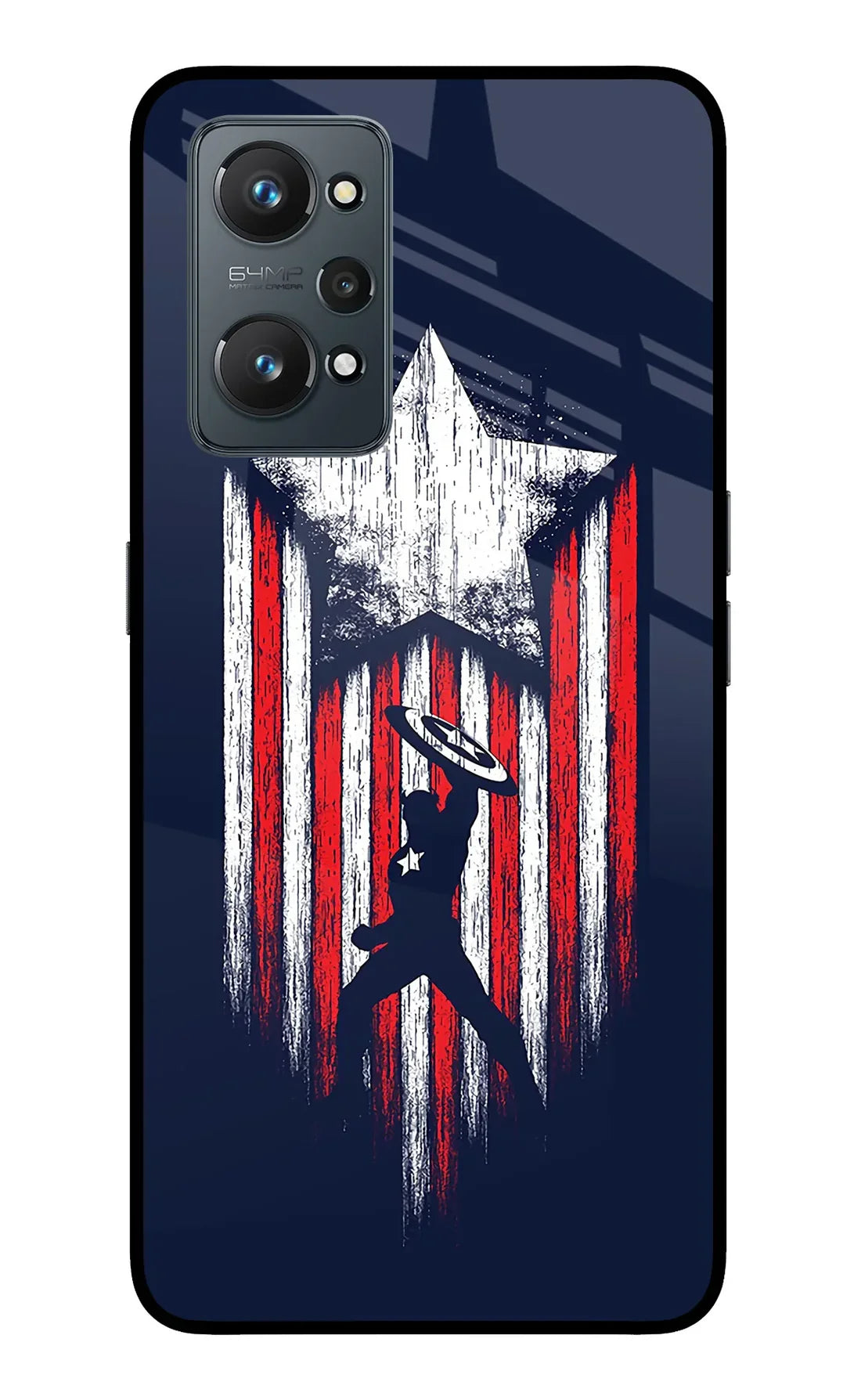 Captain America Marvel Art Realme GT2 5G Back cover