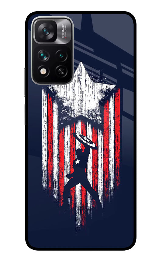 Captain America Marvel Art Mi 11i 5G/11i 5G Hypercharge Back cover