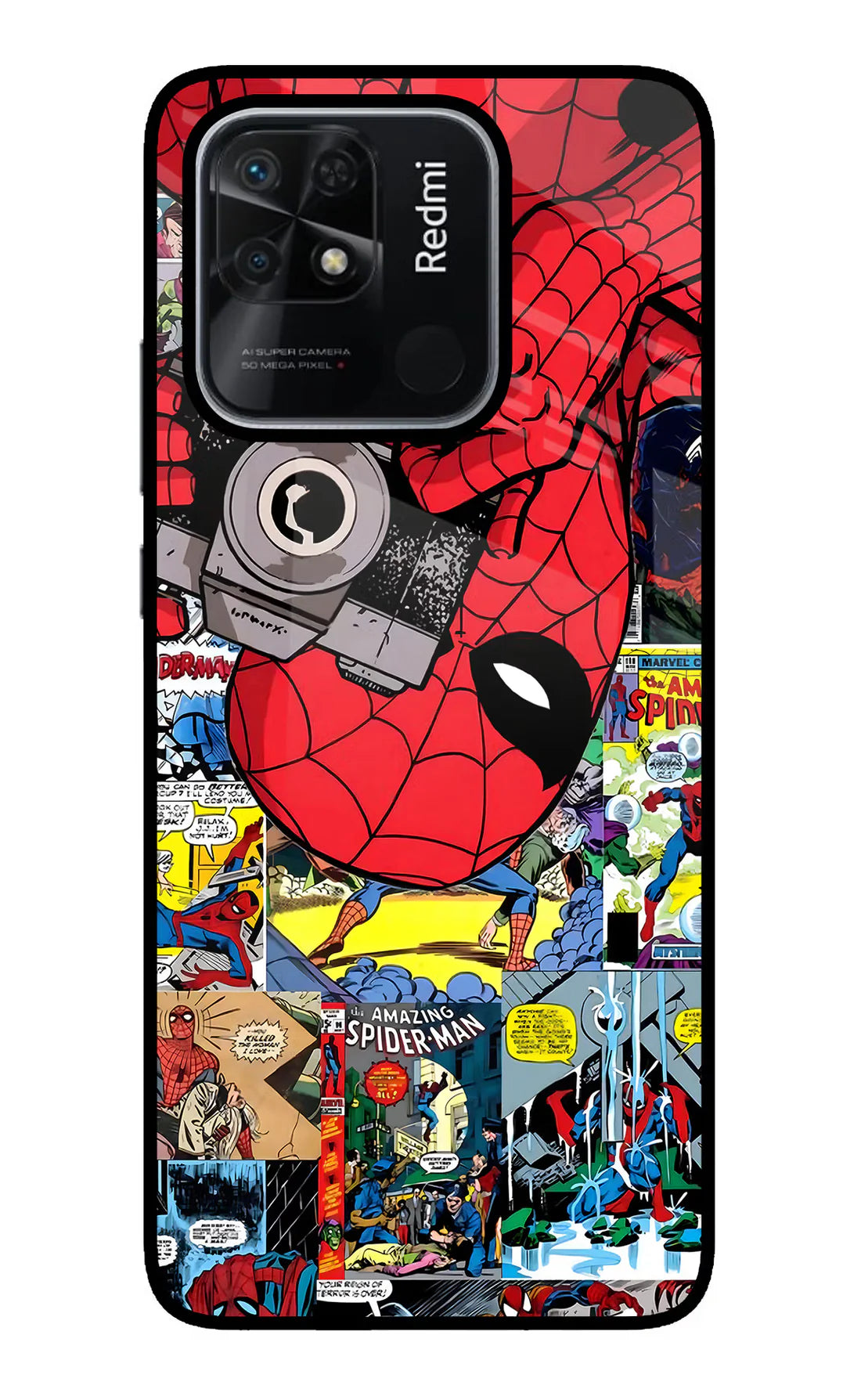 Spider Man Redmi 10/10 Power Back cover