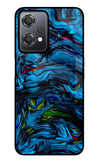 Dark Blue Abstract OnePlus Nord CE 2 Lite 5G Glass Case