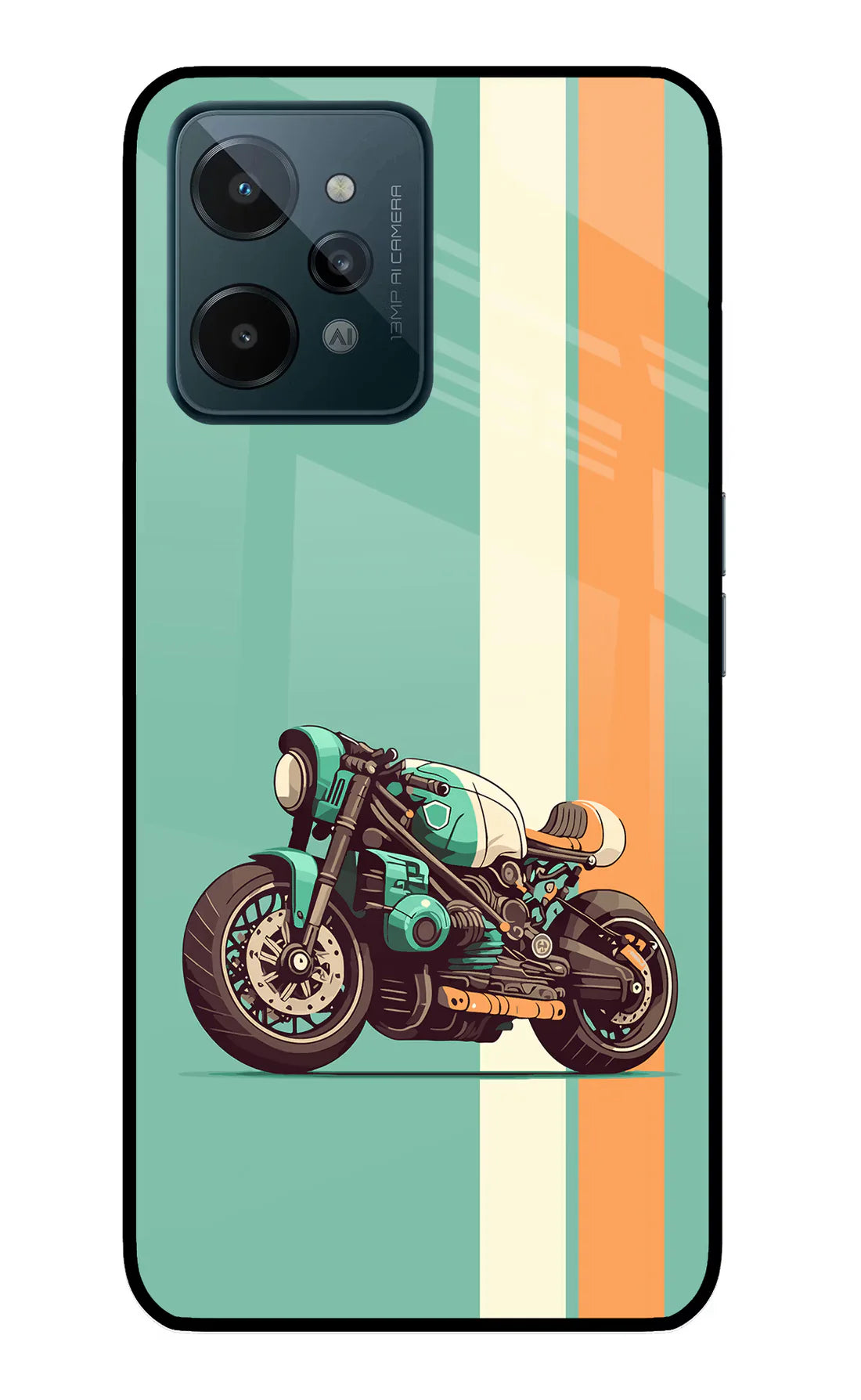 Striped Moto Drift Realme C31 Back cover
