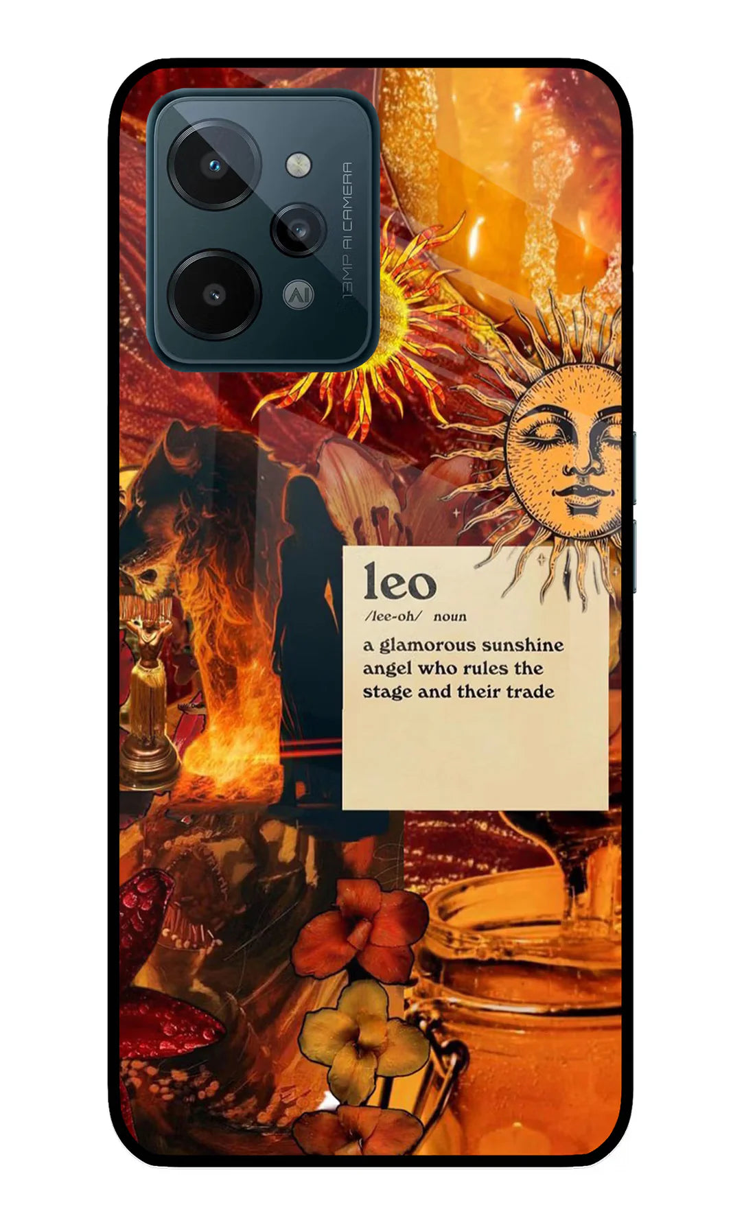 Leo Zodiac Realme C31 Back cover