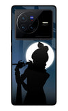 Shri Krishna Silhouette Vivo X80 Glass Case