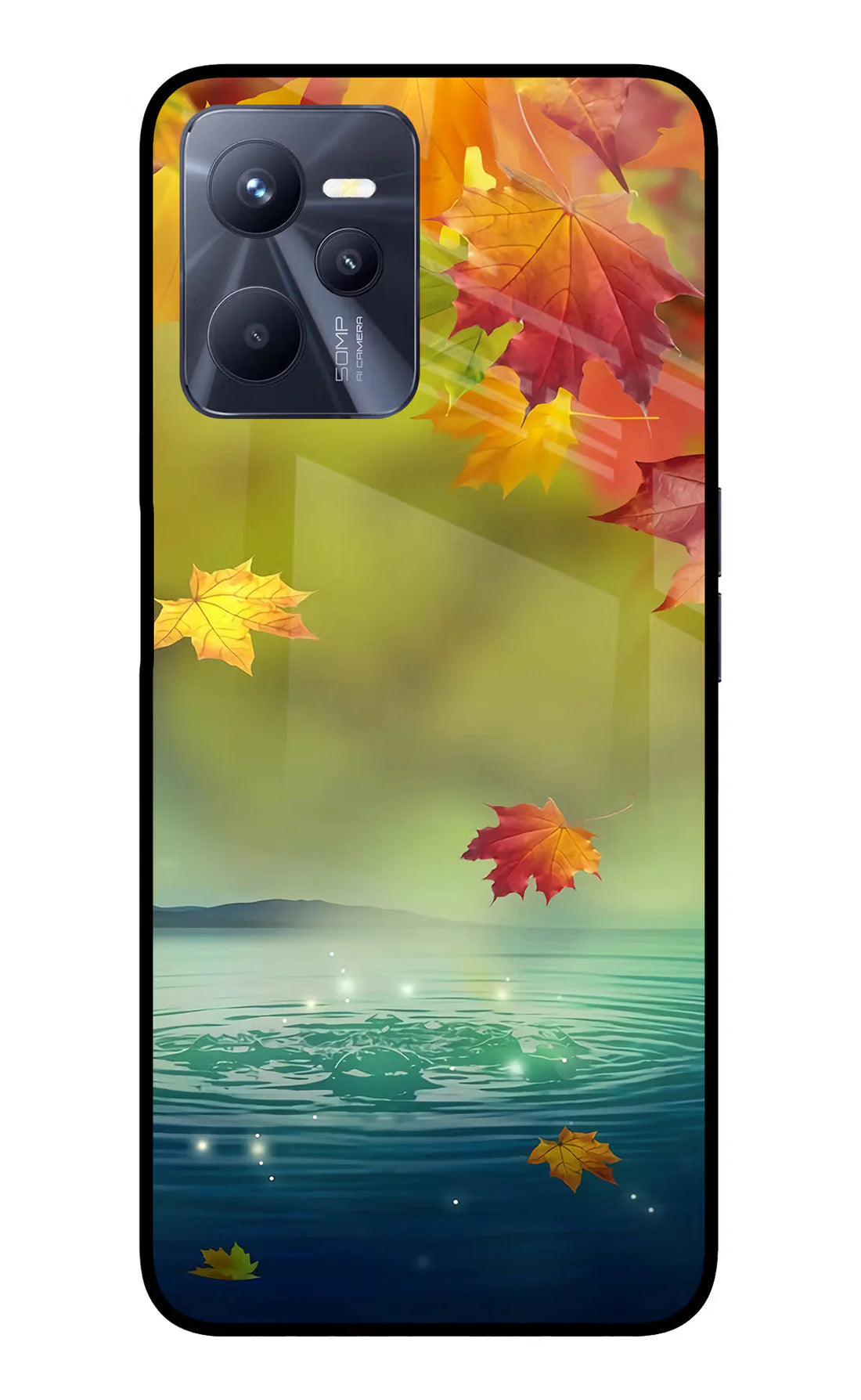 Flowers Realme C35 Back cover