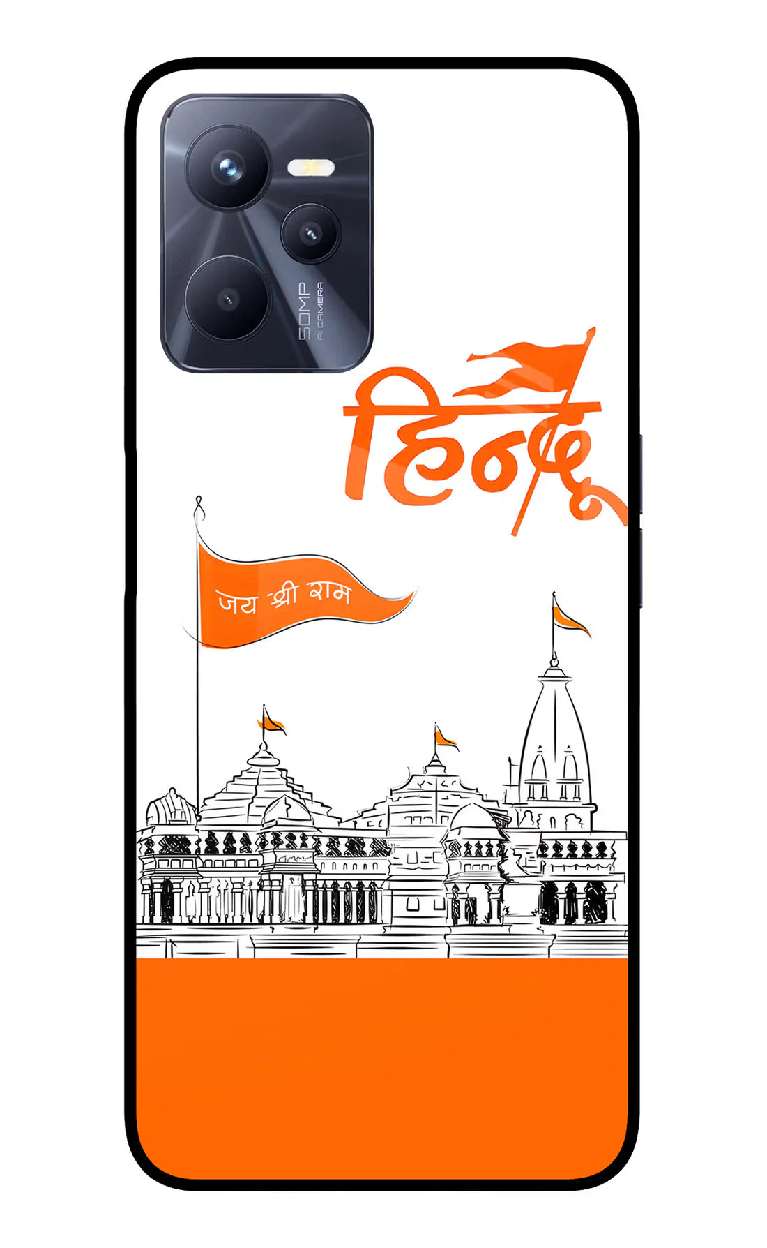 Jai Shree Ram Hindu Realme C35 Back cover