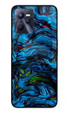 Dark Blue Abstract Realme C35 Glass Case