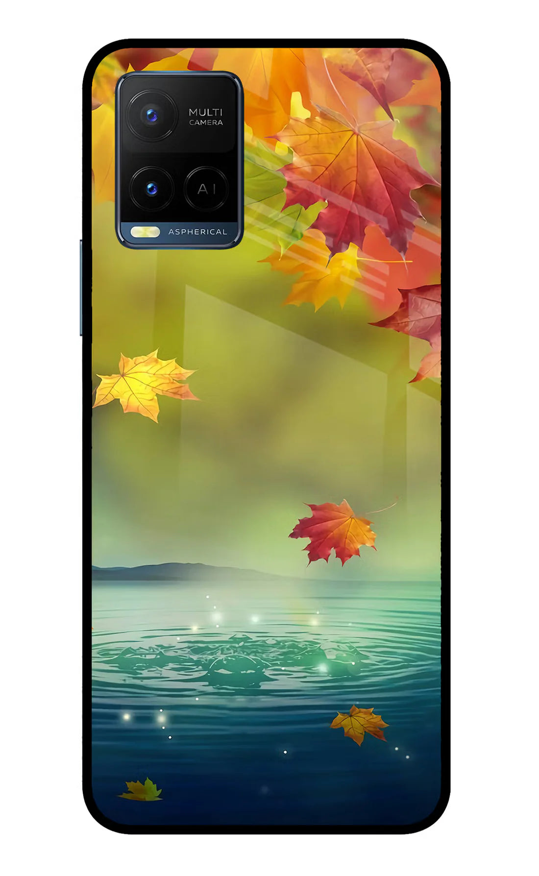 Flowers Vivo Y33T Back cover