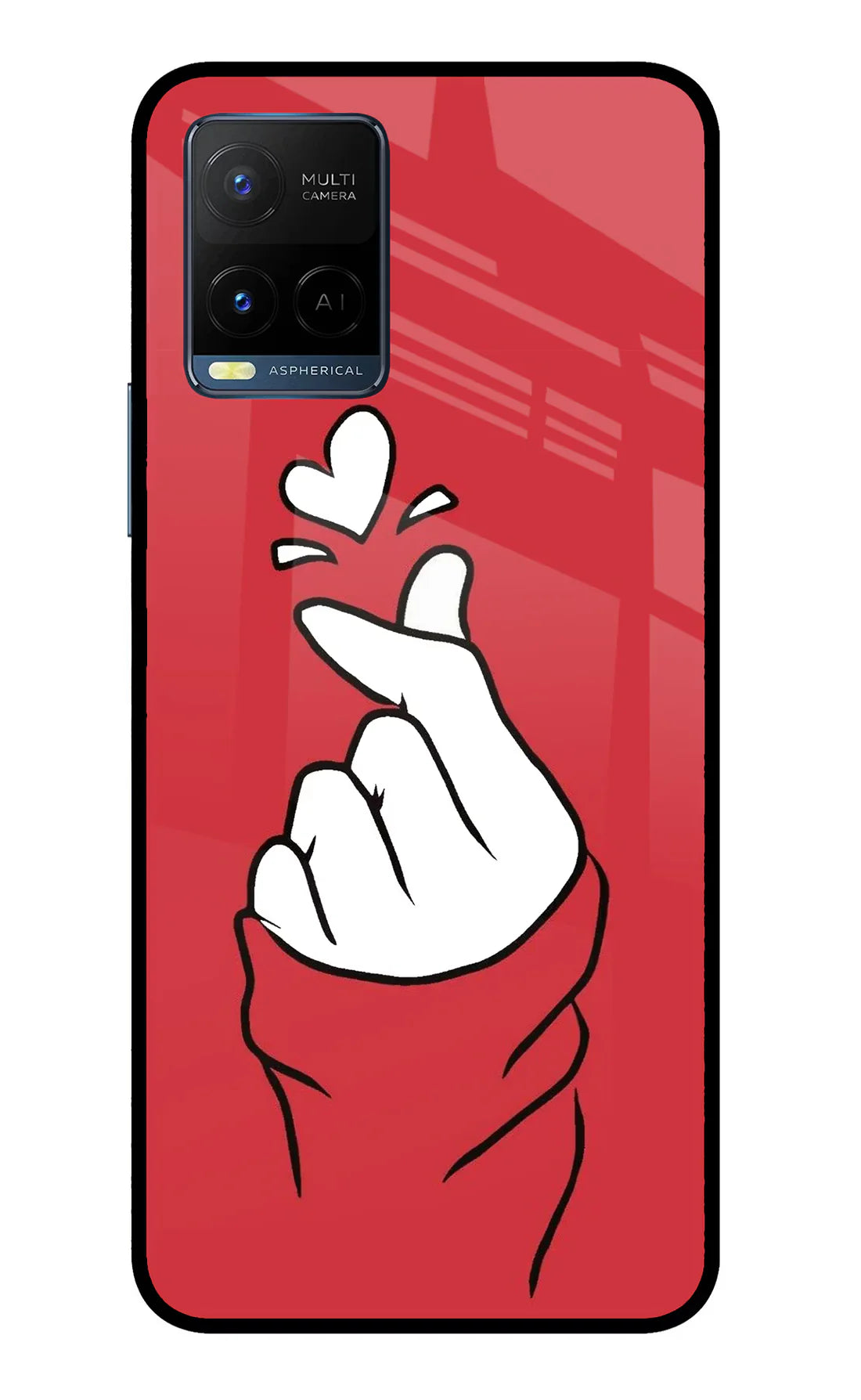 Korean Love Sign Vivo Y33T Back cover
