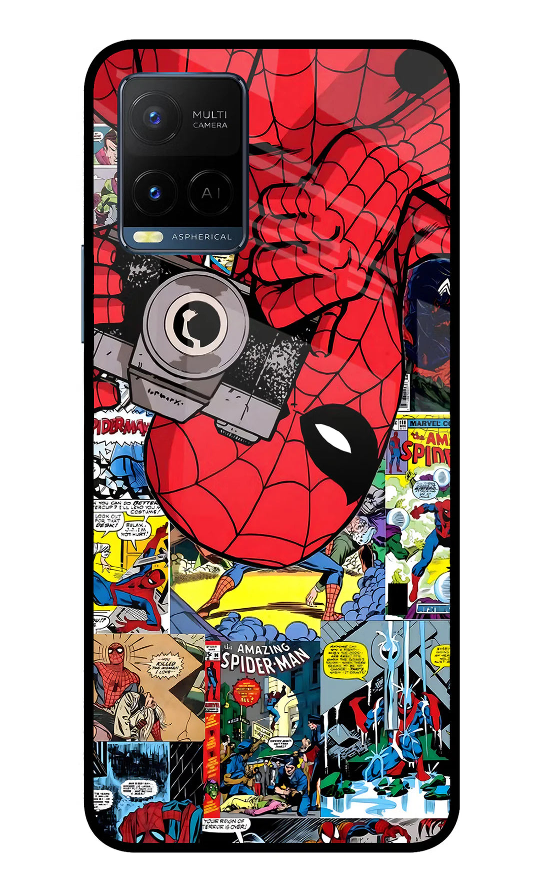 Spider Man Vivo Y33T Back cover