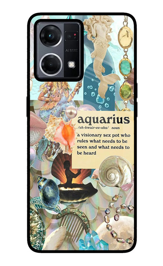 Aquarius Zodiac Oppo F21 Pro 4G Back cover