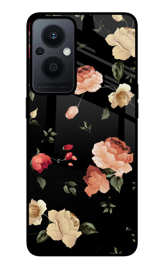 Flowers Oppo F21 Pro 5G Back cove
