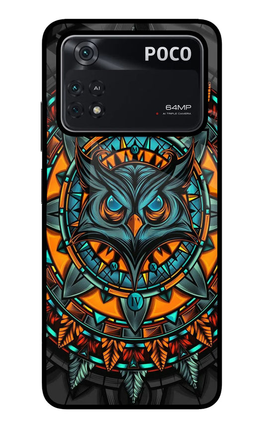 Angry Owl Art Poco M4 Pro 4G Back cover