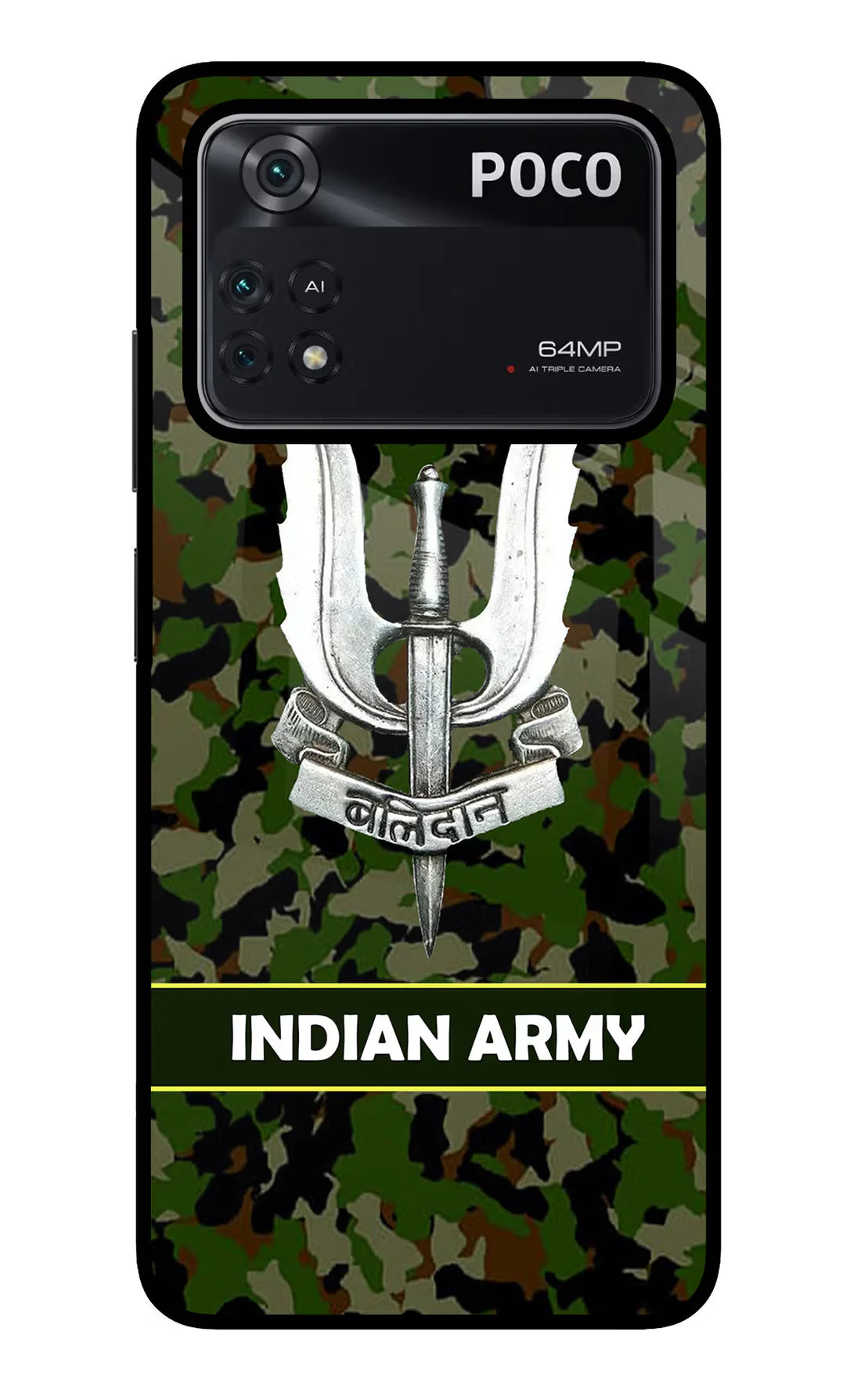 Balidan Indian Logo Poco M4 Pro 4G Back cover