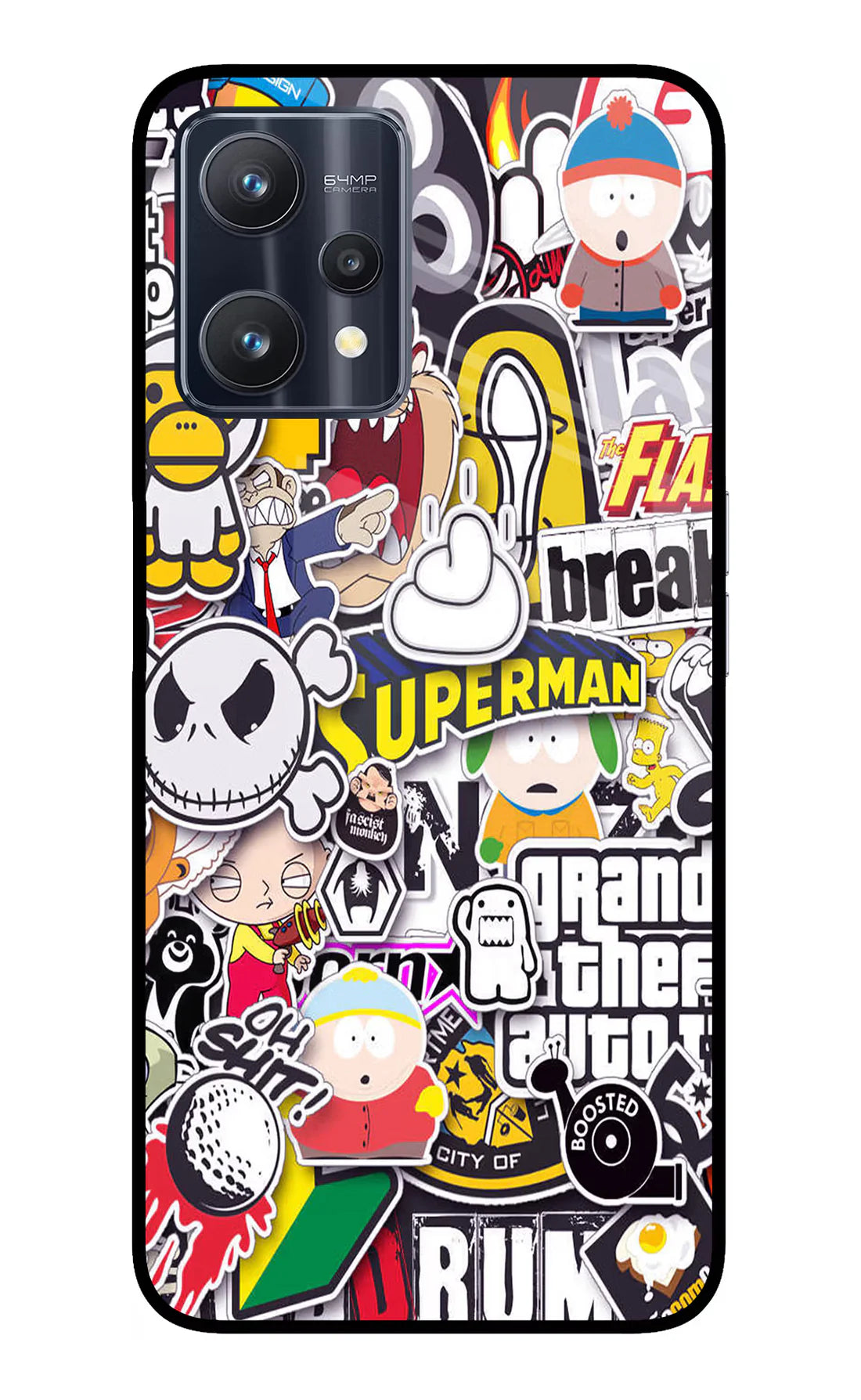 Sticker Bomb Realme 9 Pro 5G Back cover