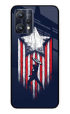 Captain America Marvel Art Realme 9 Pro 5G Glass Case