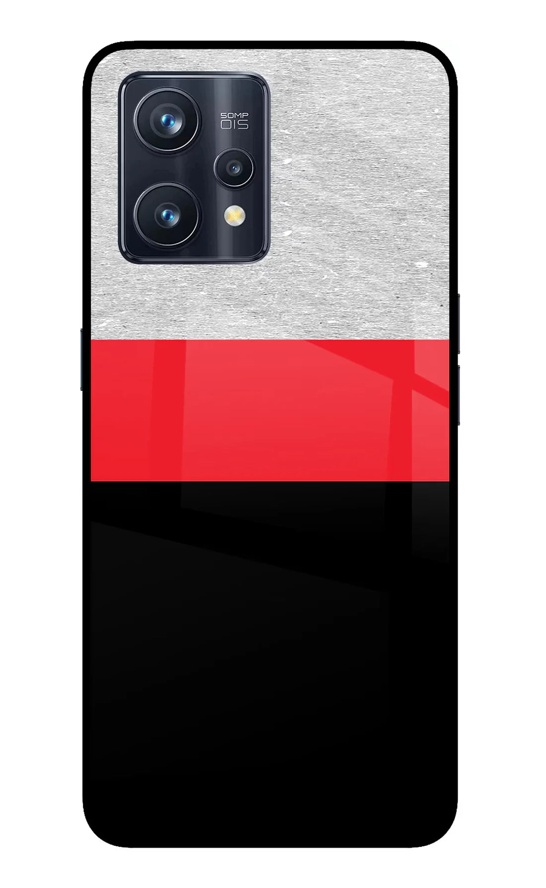 Tri Color Pattern Realme 9 Pro Plus Back cover