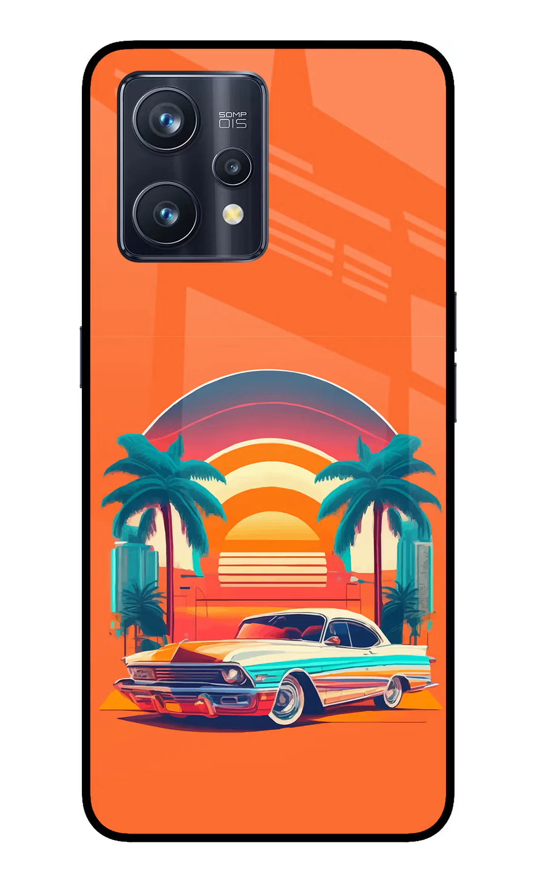 Palm Drive 80s Realme 9 Pro Plus Back cover