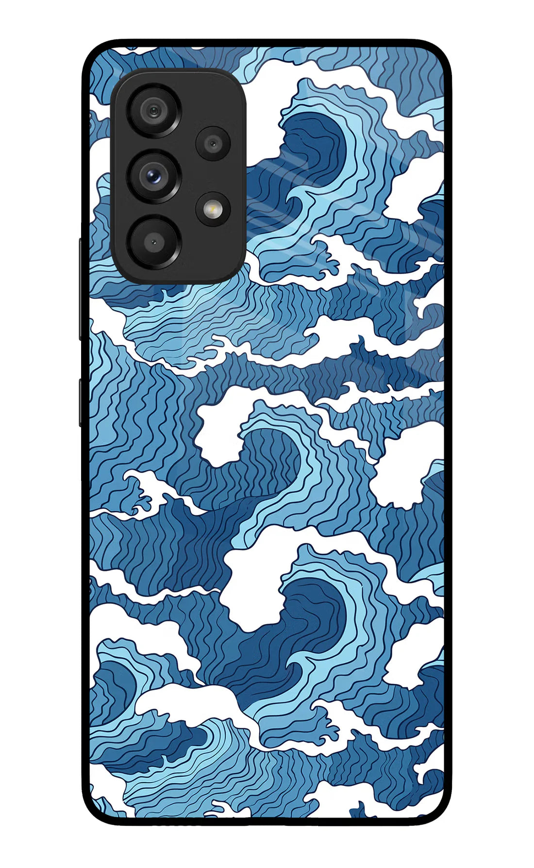 Blue Waves Samsung A53 5G Back cover