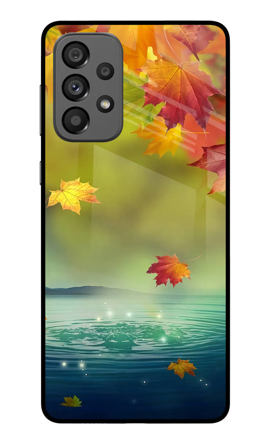 Flowers Samsung A73 5G Back cover
