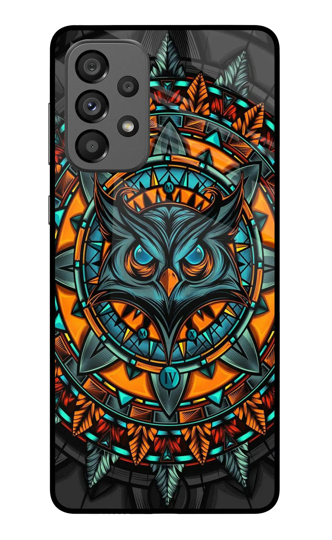 Angry Owl Art Samsung A73 5G Back cover